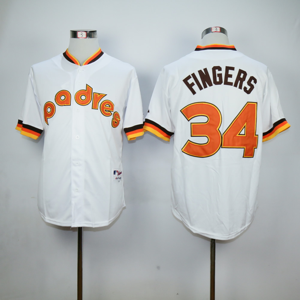 Men San Diego Padres #34 Cashner White Throwback 1984 MLB Jerseys->san diego padres->MLB Jersey